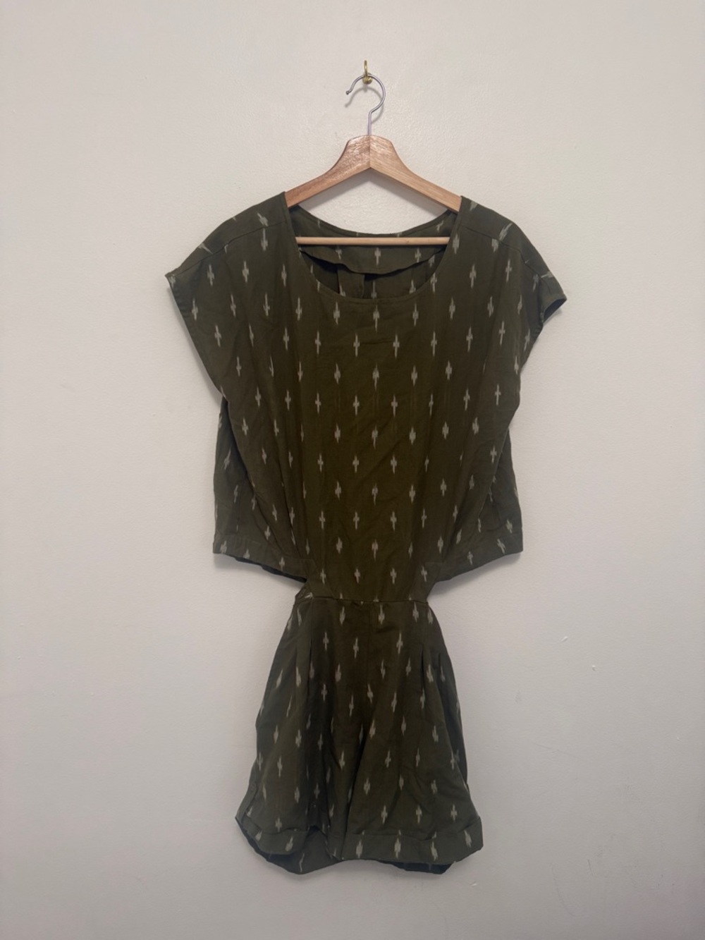 MATTER The All Day Romper in Falcon Olive